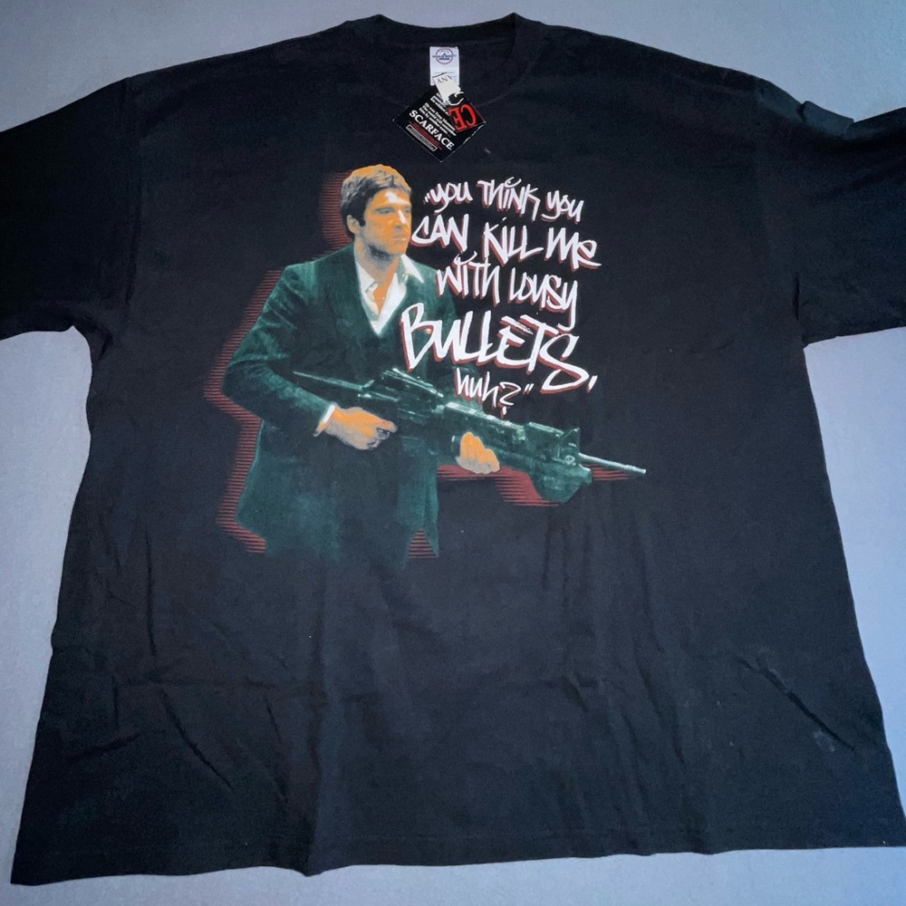 Scarface Tony Montana graphic shirt